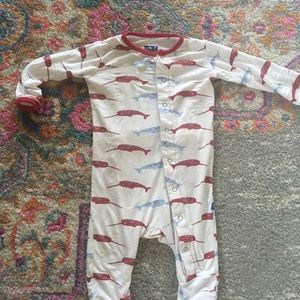 Kickee Pants Narwhal 0-3 months